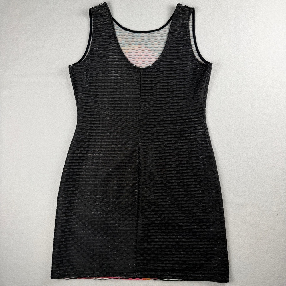 Desigual Women's Flamingo Print Sleeveless Mini Dress Black XL - Picture 6 of 10